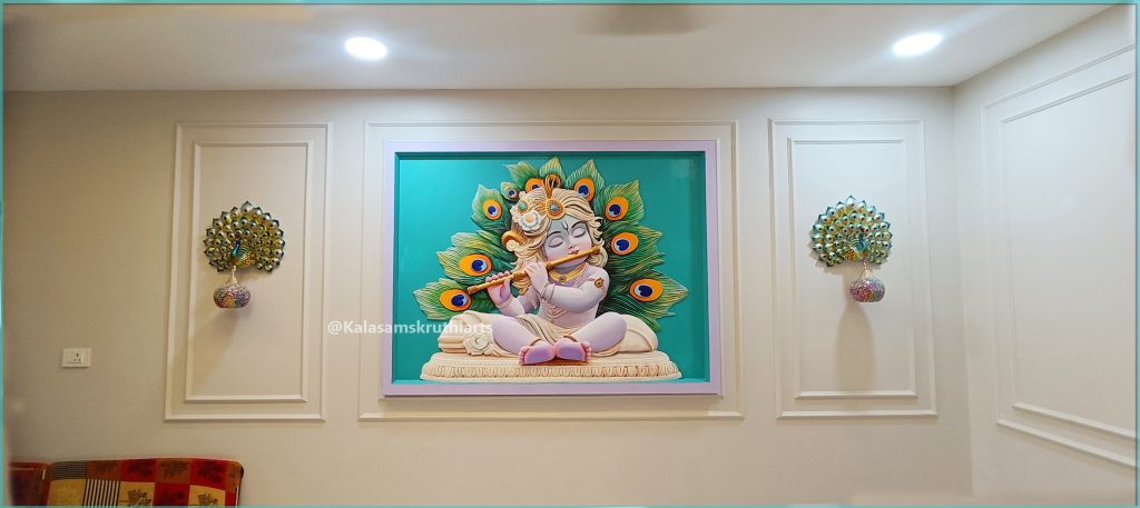 Chinni krishna MDF carving