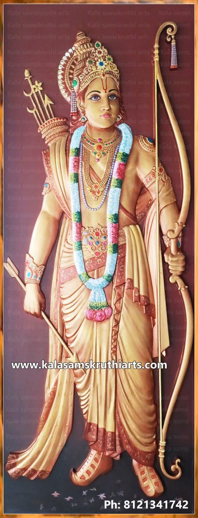 Jai sri ram MDF mural art