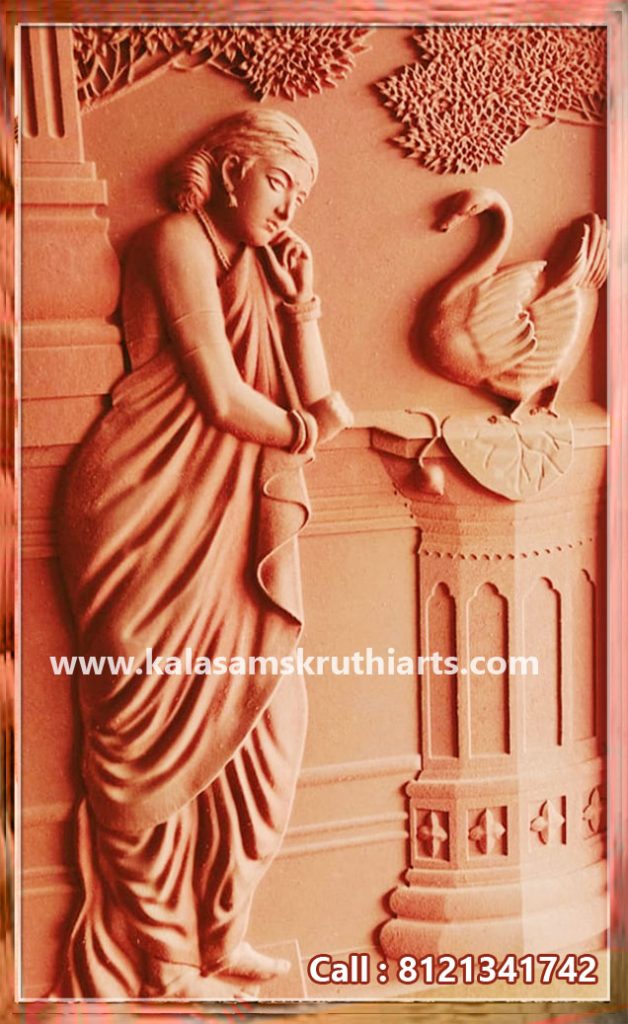 Women mdf mural art