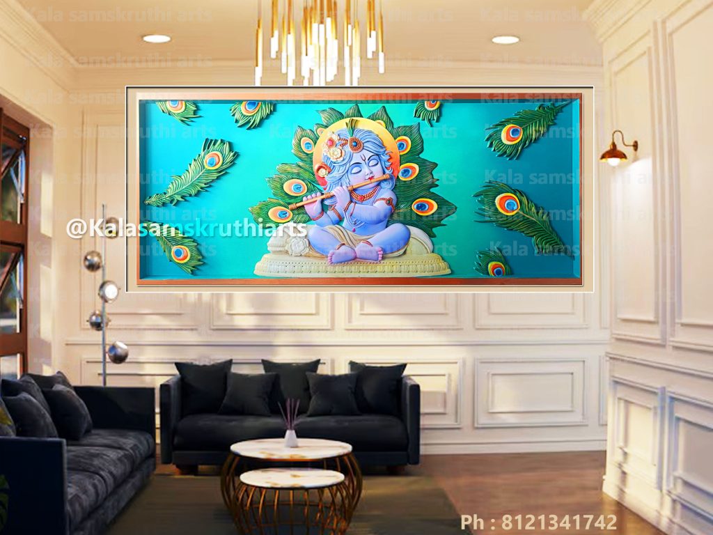 chinni krishna mdf mural art delhi